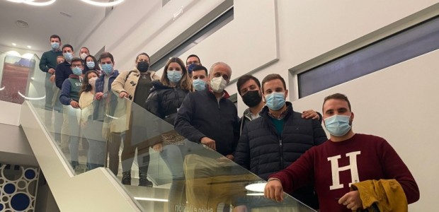 EL NUEVO COMITE DE DIRECCION DE NNGG DEL PP DE MURCIA NOS VISITA.